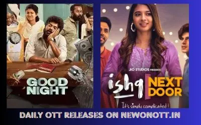 Latest Movies and Web Series on Monday Releases (3rd July) at OTT Apps